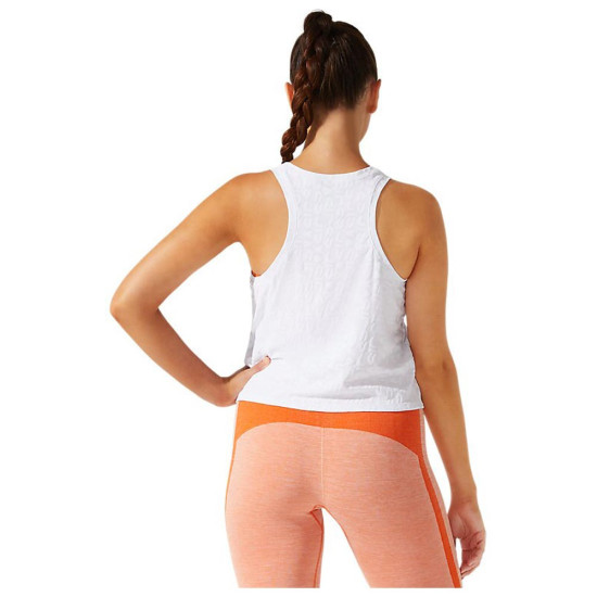 Asics Γυναικεία αμάνικη μπλούζα crop Jacquard